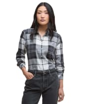 Women’s Barbour Bredon Shirt - CHARCOAL TARTAN