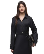 Women's Barbour International Saskia Shirt - Black