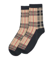 Women's Barbour Tartan Sock - Hessian Tartan