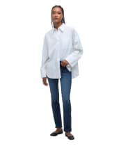 Women's Barbour Essential Slim Jeans - WORN BLUE WASH