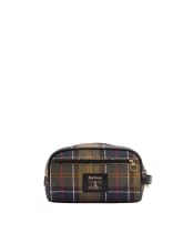 Men’s Barbour Tartan Washbag - Classic / Beacon