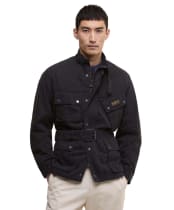 Men's Barbour International Washed Casual A7 Jacket - Black