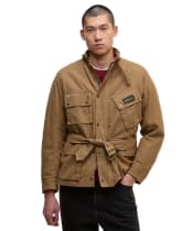 Men's Barbour International Washed Casual A7 Jacket - Sandstone