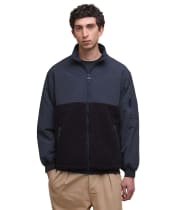 Men's Barbour Reel Hybrid Fleece Jacket - Thyme