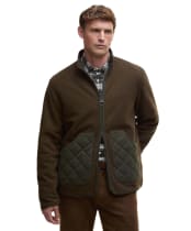 Men's Barbour Lowich Fleece Jacket - Olive