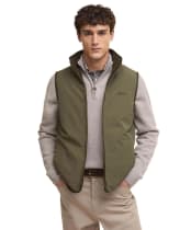 Men's Barbour Reversible Fleece Gilet - Fern