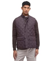 Men's Barbour New Lowerdale Quilted Gilet - BLACK OAK