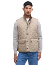 Men's Barbour New Lowerdale Quilted Gilet - Washed Stone