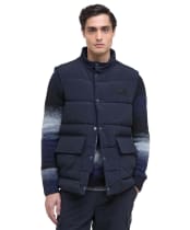 Men's Barbour International Morville Puffer Gilet - Dark Navy