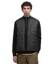 Men's Barbour Re-Engineered Utility Liddesdale Quilted Gilet - Black