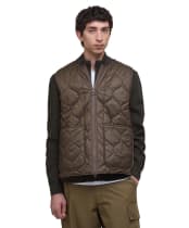 Men's Barbour Re-Engineered Utility Liddesdale Quilted Gilet - Dark Olive