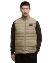 Men's Barbour International Aldon Quilted Gilet - Brindle