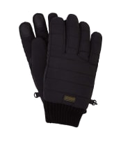 Men's Barbour International Peak Legacy Gloves - Black / Shadow