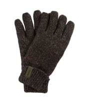 Men's Barbour Eston Knitted Gloves - Forest Green