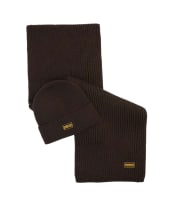 Men's Barbour International Sweeper Legacy Beanie Set - Sage