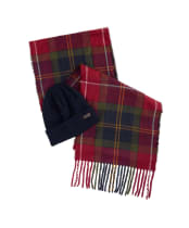 Men's Barbour Swinton & Galingale Gift Set - Winterberry Tartan