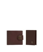 Men's Barbour Padbury Leather Gift Set - Brown