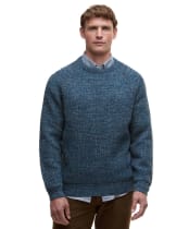 Men's Barbour Horseford Crew Neck Sweater - Mallard Green