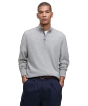 Men's Barbour Waterbury Half Zip Sweater - Mist