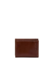 Men's Barbour Bywell Leather Bi Fold Wallet - Heritage Brown
