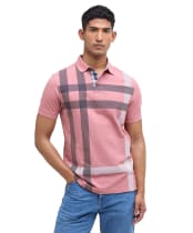 Men’s Barbour Blaine Polo Shirt - Earth Pink