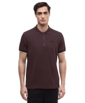 Men's Barbour International Buxton Polo Shirt - Java Red
