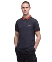 Men's Barbour International Amped Polo Shirt - Dark Navy