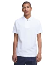 Men's Barbour Backfield Tailored Polo Shirt - White