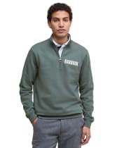 Men's Barbour Cotes Half Zip Sweatshirt - Thyme