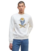 Men's Barbour International Morgan Sweatshirt - Whisper White