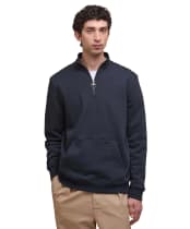 Men's Barbour Cragwell Relaxed Half Zip Sweatshirt - Dark Navy
