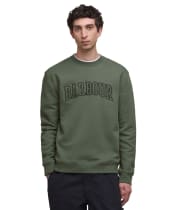 Men's Barbour Cragwell Relaxed Crew Neck Sweatshirt - Thyme