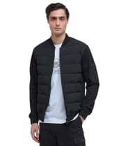 Men's Barbour International Holmes Bomber Jacket - Black
