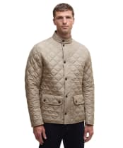 Men's Barbour Lowerdale Quilted Jacket - WASHED STONE/CLA