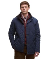 Men's Barbour Elter Quilted Jacket - Navy