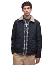 Men's Barbour Jig Quilted Jacket - Navy