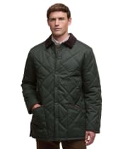 Men's Barbour Winter Country Liddesdale Quilted Jacket - Olive