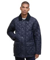 Men's Barbour Essential Bedale Quilted Jacket - Navy