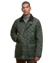 Men's Barbour Essential Bedale Quilted Jacket - Sage