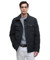 Men's Barbour International Axwell Puffer Jacket - Black