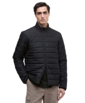 Men's Barbour International Aldon Quilted Jacket - Black