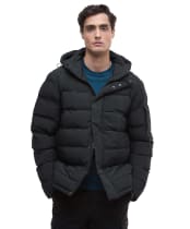 Men's Barbour International Daleson Puffer Jacket - Black