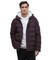 Men's Barbour International Daleson Puffer Jacket - Java Red