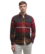 Men’s Barbour Dunoon Tailored Shirt - Winterberry Tartan