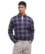 Men’s Barbour Crossfell Tailored Shirt - Inky Blue