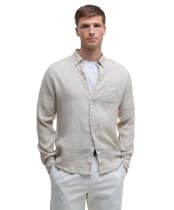Men's Barbour Linton Tailored Shirt - Stone