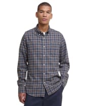 Men's Barbour Lanark Tartan Tailored Shirt - Midnight Oak Tartan