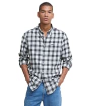 Men's Barbour Lanark Tartan Tailored Shirt - Riverstone Tartan