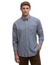 Men's Barbour Colderham Regular Checked Shirt - Navy
