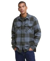Men's Barbour Bertow Relaxed Gingham Shirt - Forest